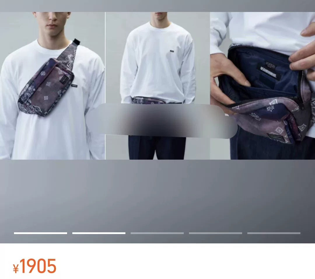 neighborhood x porter waist bag