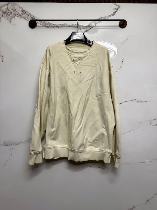 maison margiela distressed patch sweatshirt