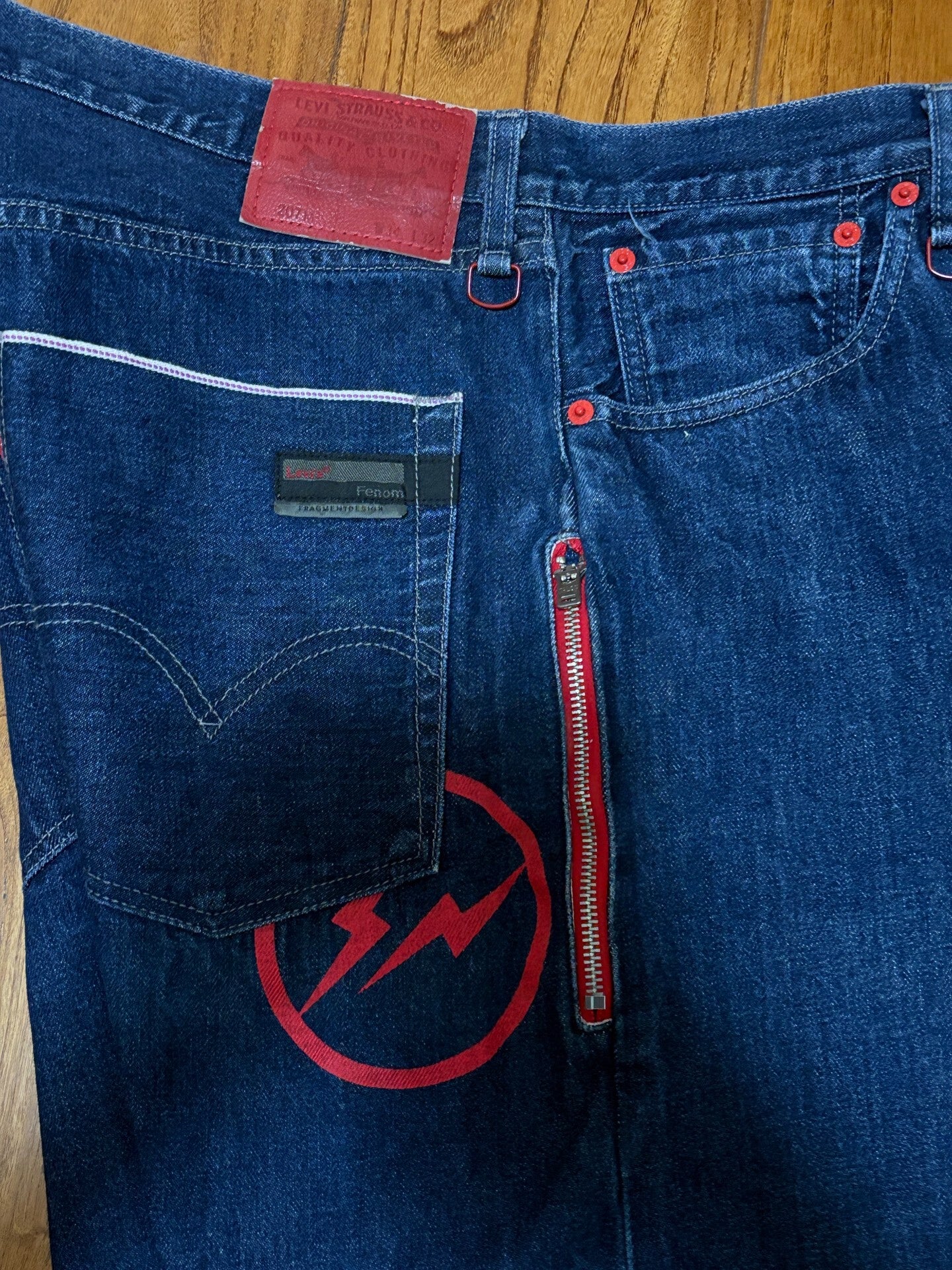 Levi's Fenom Red Flash Unwashed Jeans