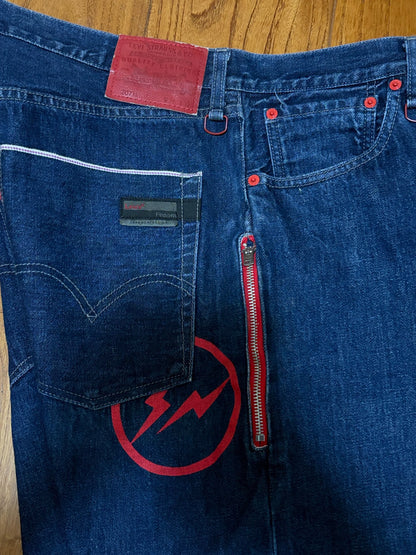 Levi's Fenom Red Flash Unwashed Jeans