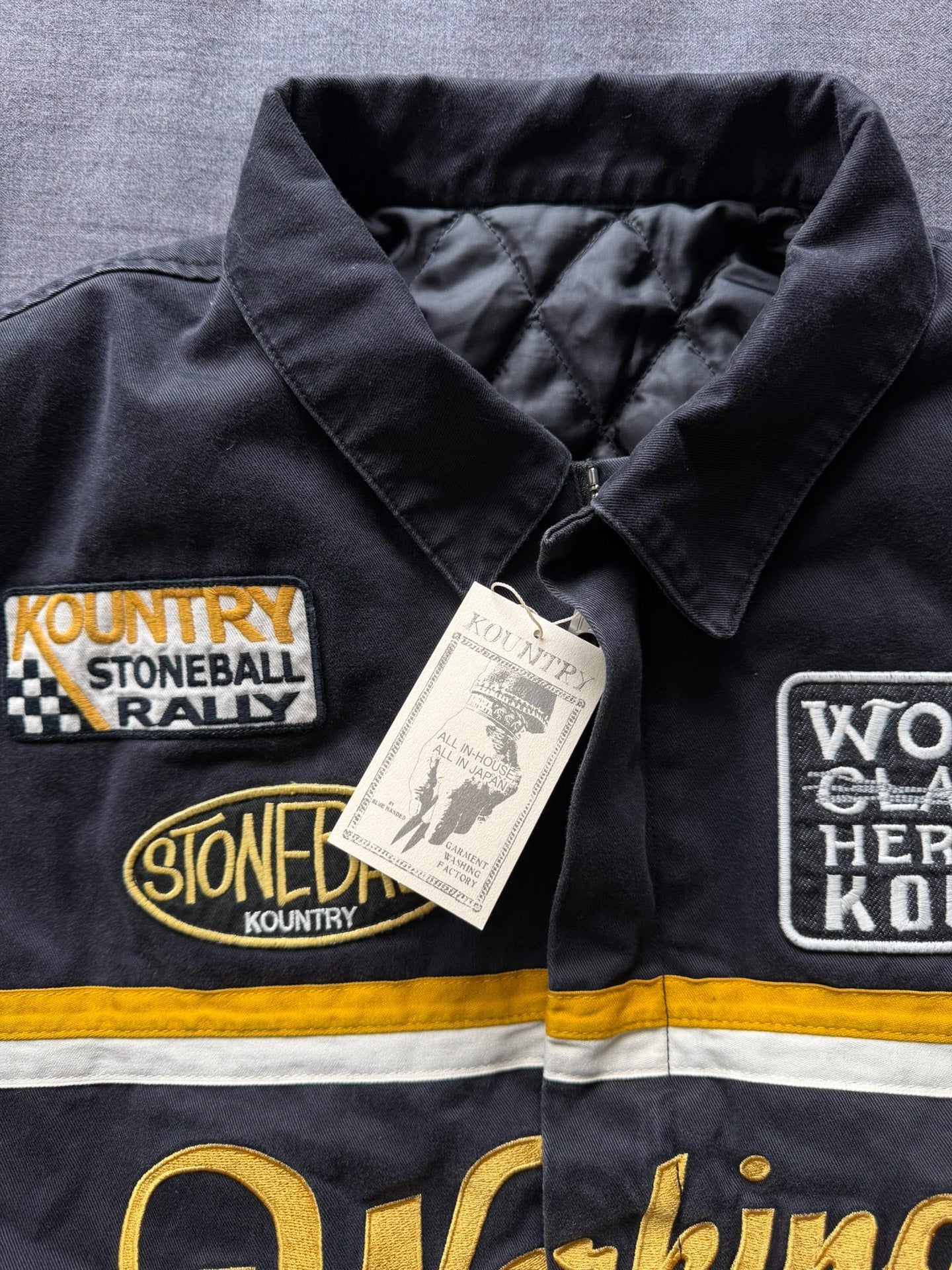 Kapital Distressed Motorcycle Racing Jacket