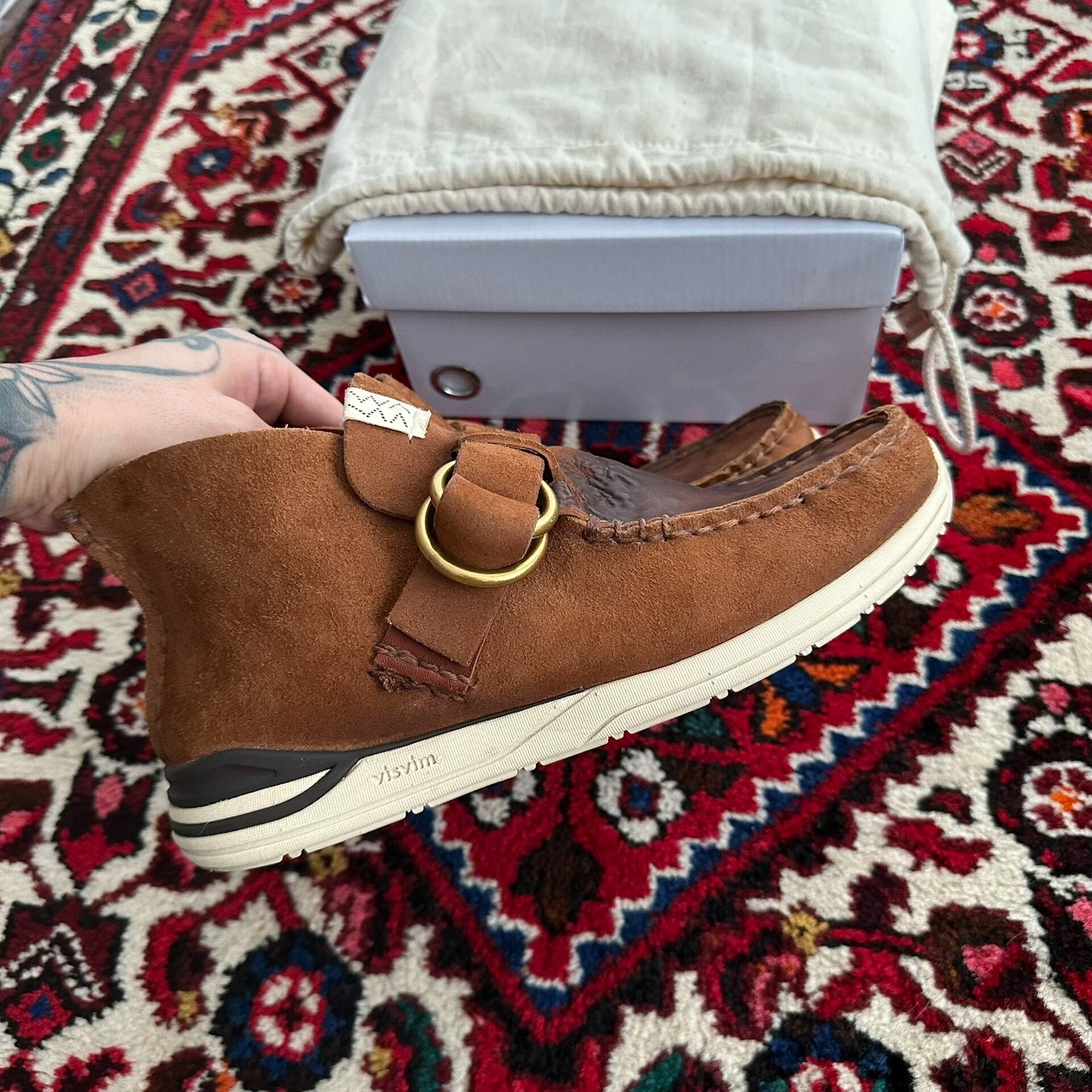 visvim skynyrd moc boots size 9.5