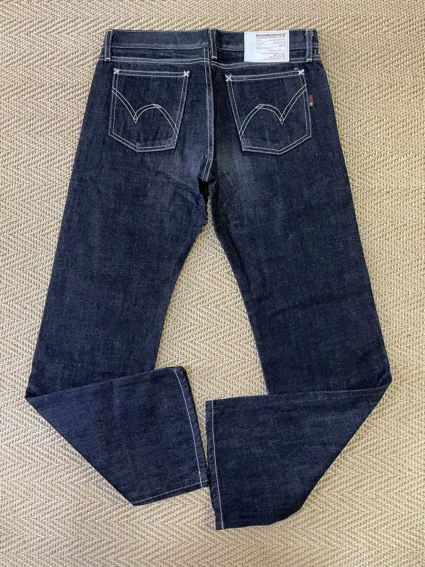 NEIGHBORHOOD 06EX Black Washed Jeans