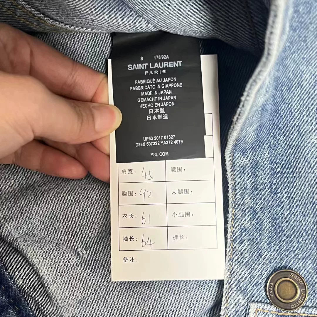 Saint Laurent SLP Washed Denim Jacket