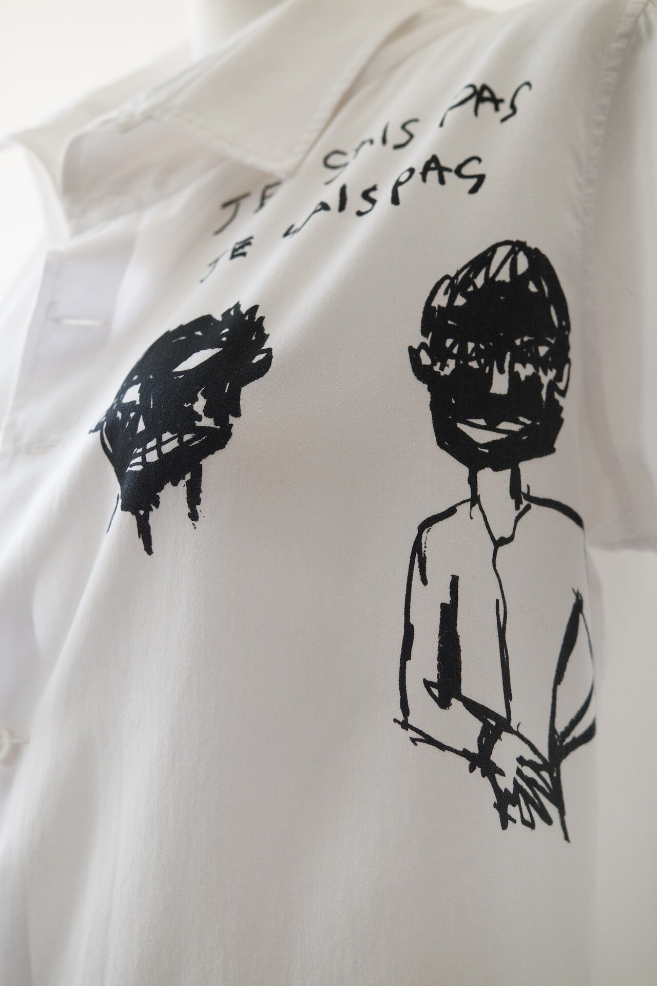 Yohji Yamamoto Noir French Graffiti Shirt