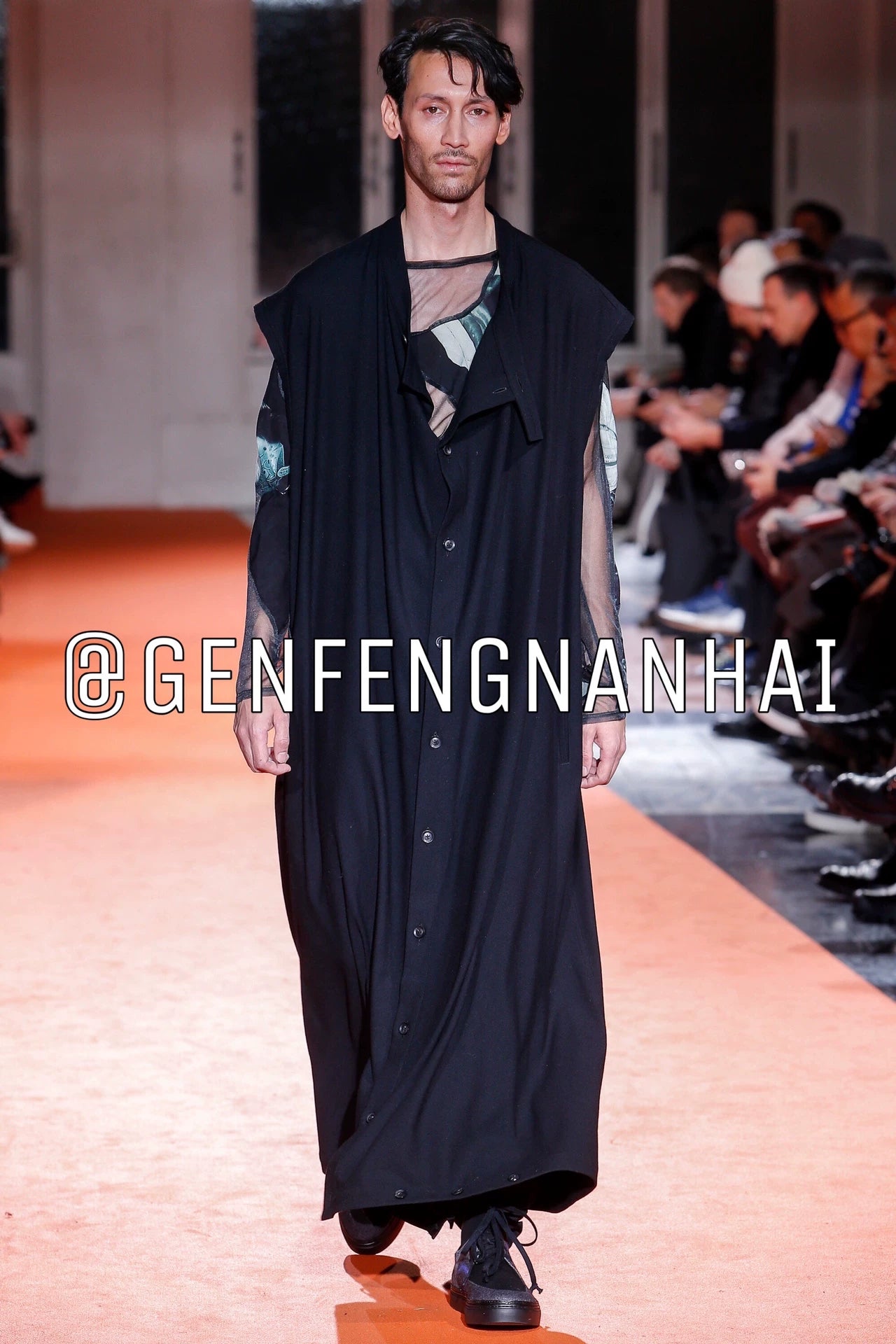 Yohji Yamamoto Sleeveless Coat from 2018 Collection