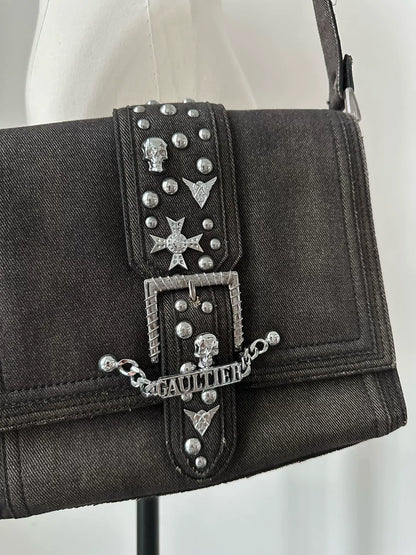 Jean Paul Gaultier Vintage Buckle Shoulder Bag