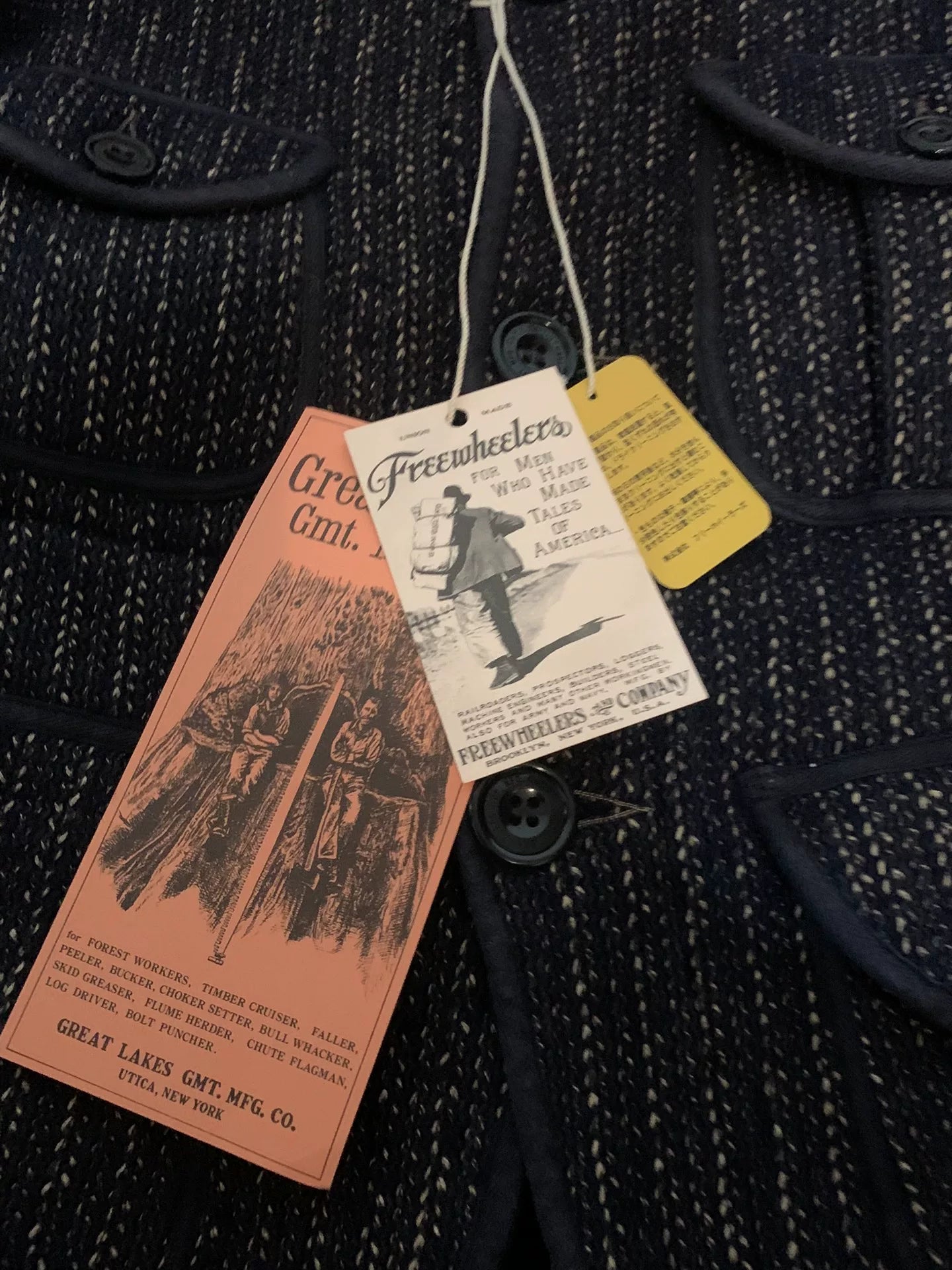 vintage wool hunting jacket from freewheelers
