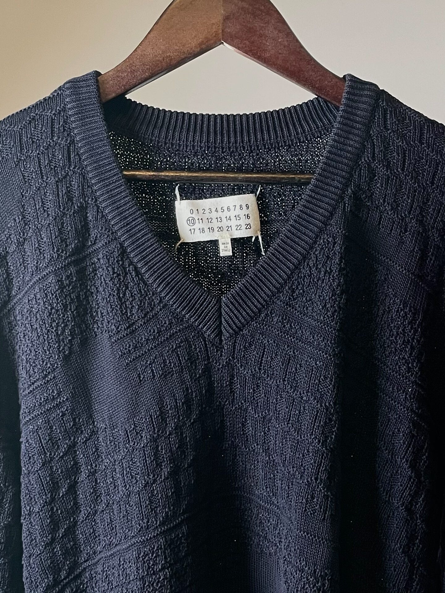 Maison Martin Margiela V-Neck Knitted Sweater