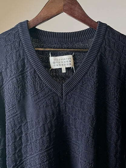 Maison Martin Margiela V-Neck Knitted Sweater