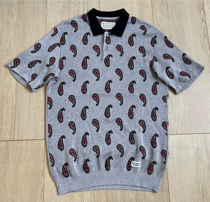 WACKO MARIA 21SS Leopard Knit Polo