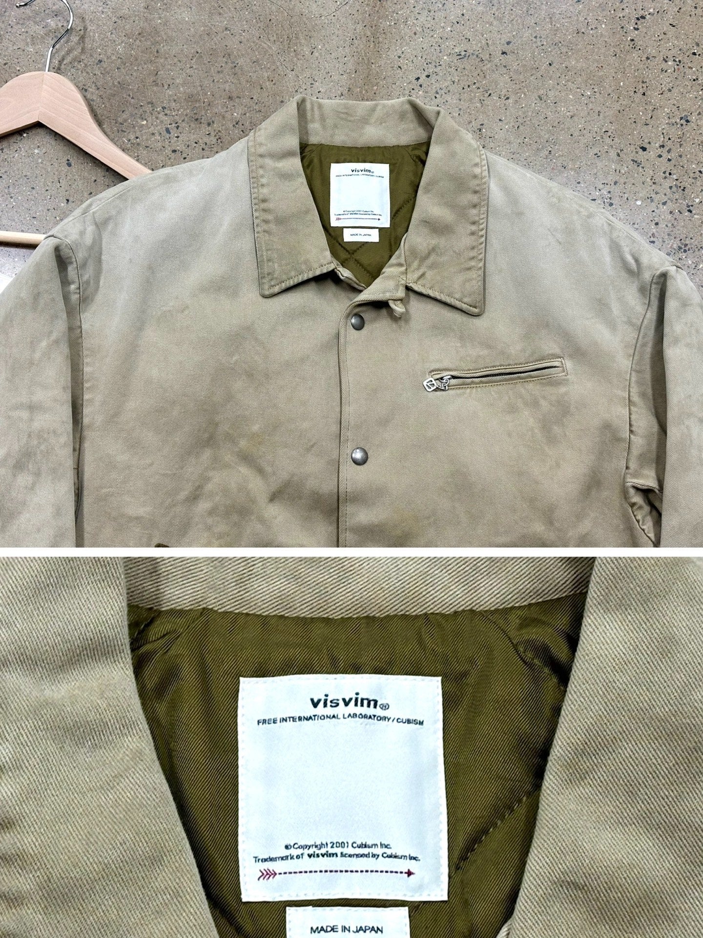 Visvim BYRON DRIVERS JKT