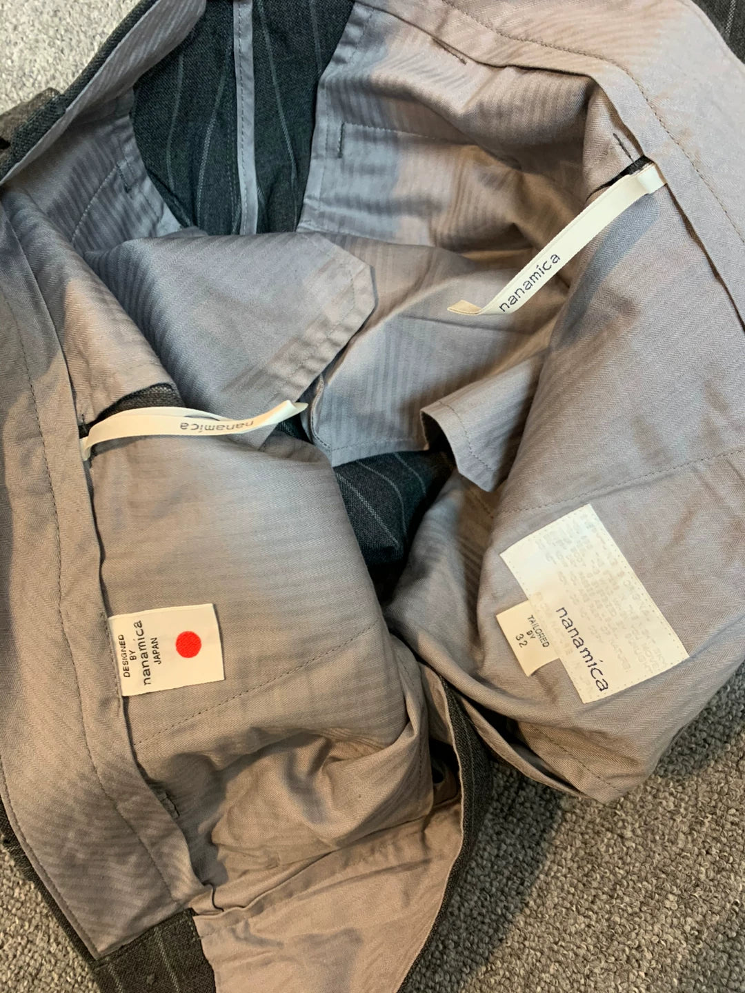 nanamica Wool Pinstripe Suit Set