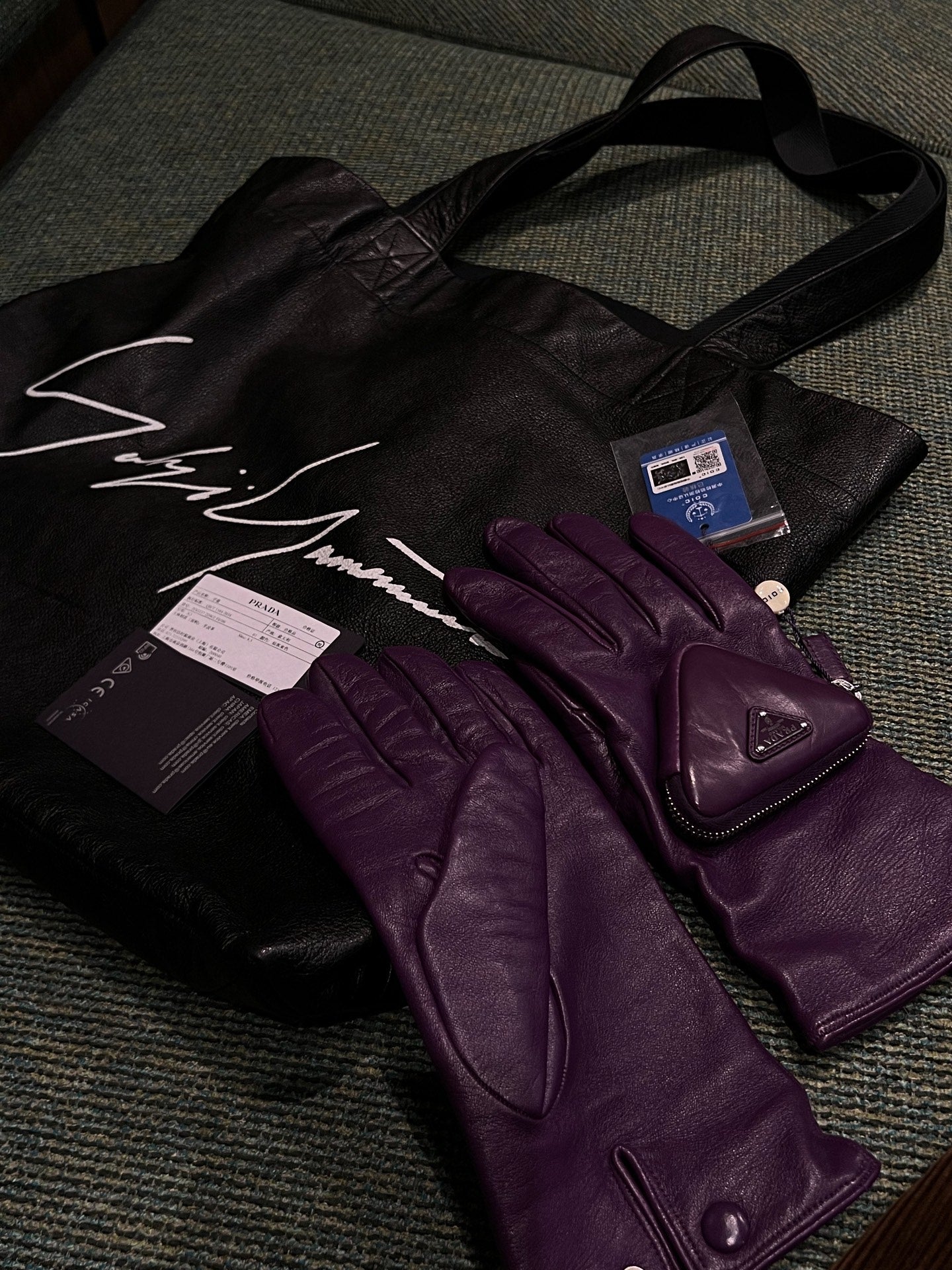 Yohji Yamamoto Leather Tote Bag