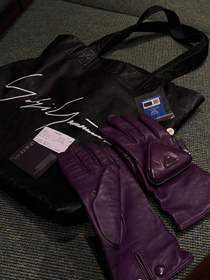 Yohji Yamamoto Leather Tote Bag
