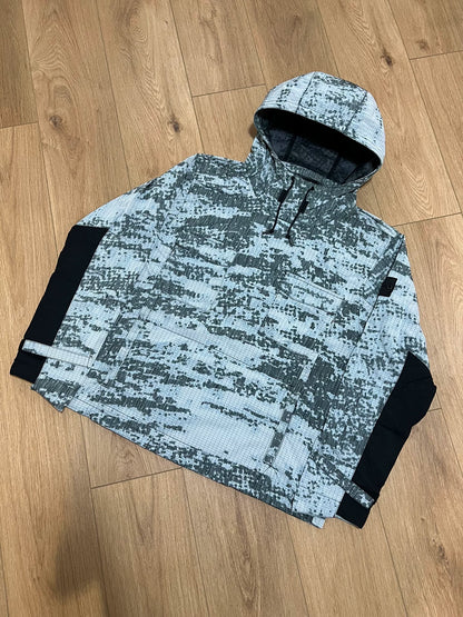 digital camouflage hooded jacket