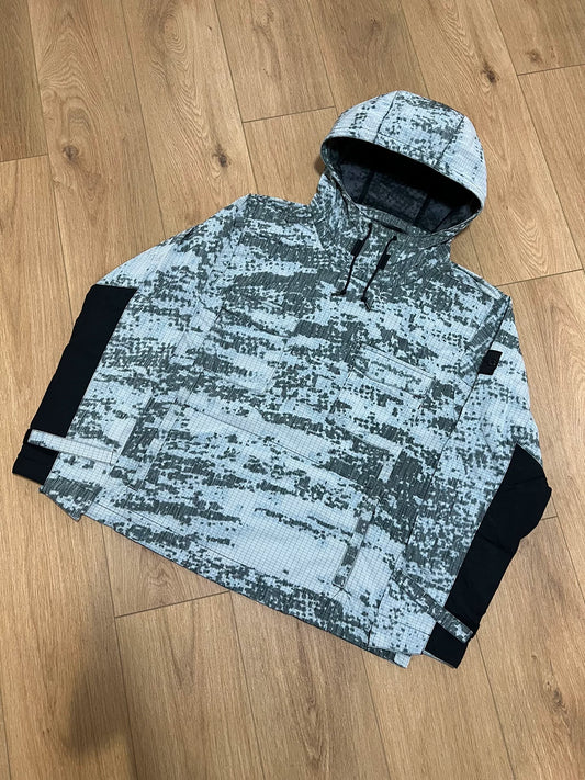 digital camouflage hooded jacket
