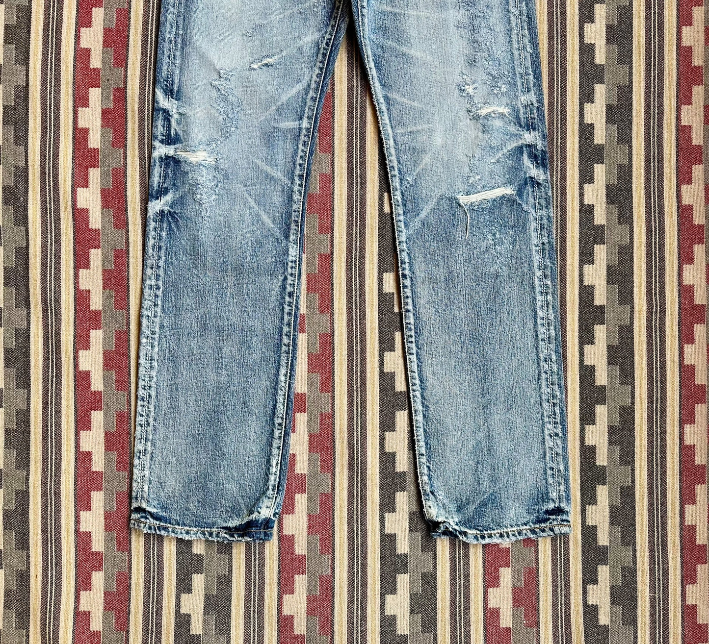 prps distressed heavy washed denim jeans