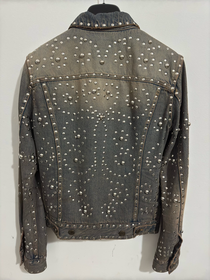 Saint Laurent Denim Jacket with Studs