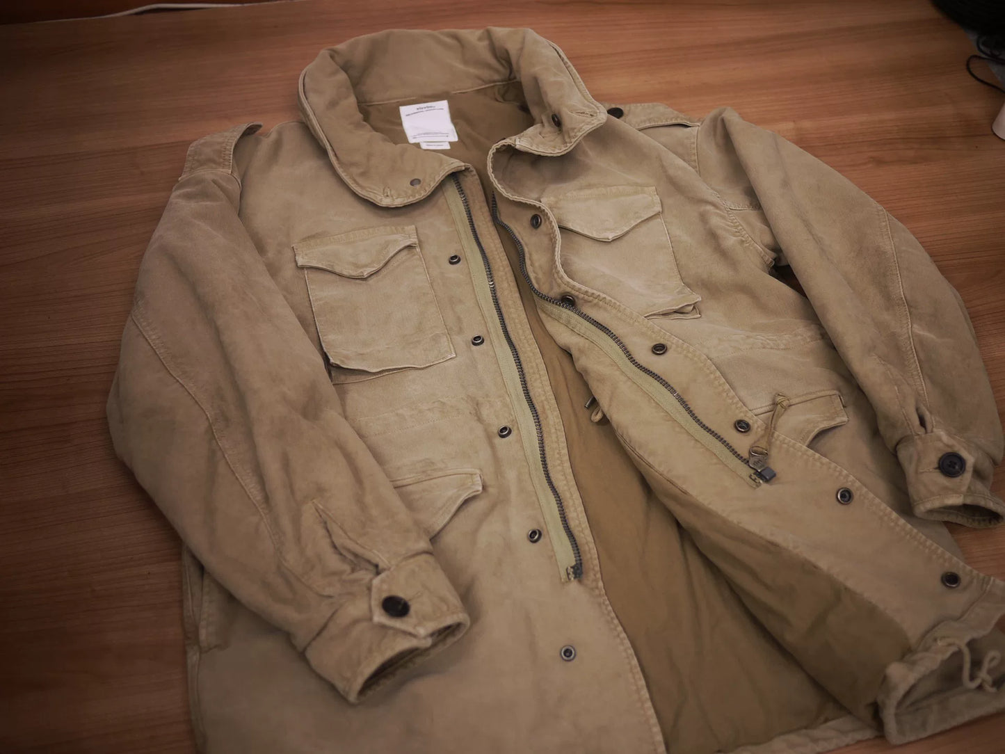 Visvim BICKLE JKT G.CORDS M65 Beige
