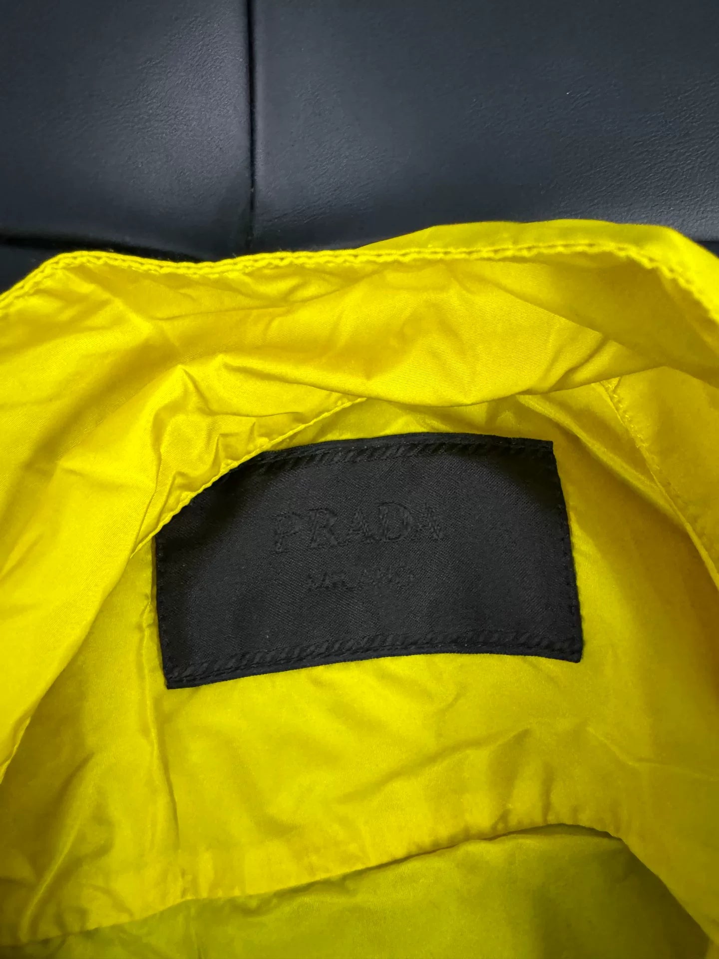 Prada Blue Nylon Zip Jacket