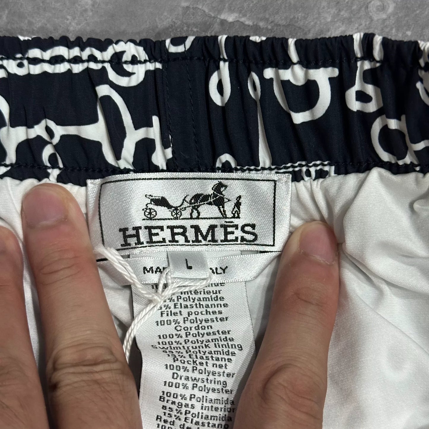 Hermes Beach Sport Shorts in Indigo