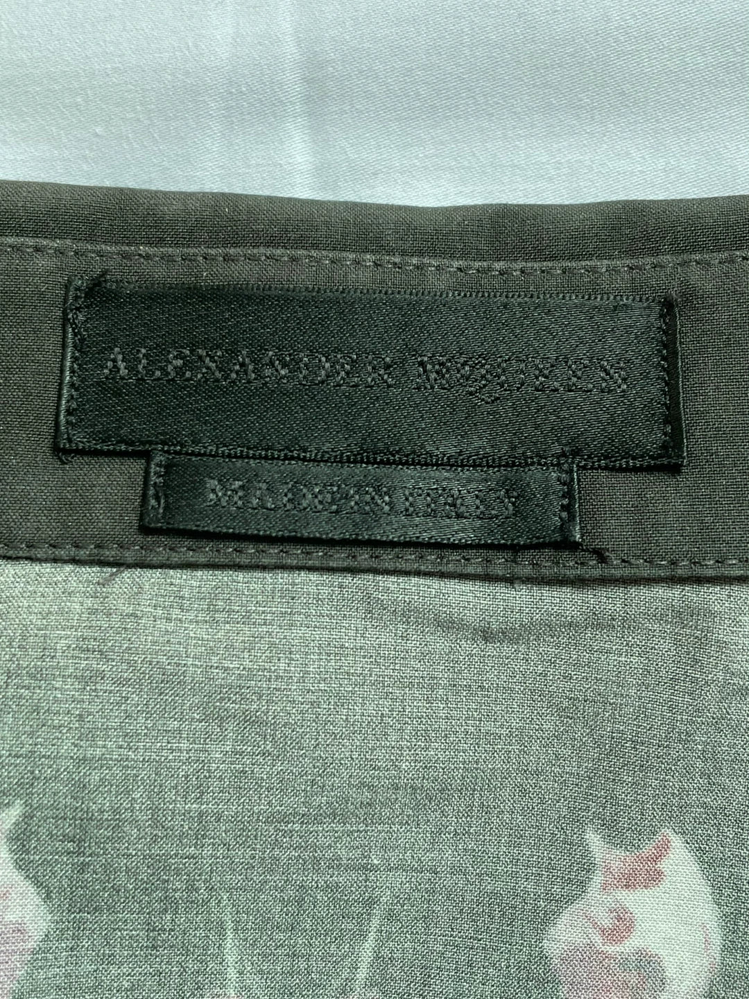 Alexander McQueen Floral Shirt F/W12 Collection