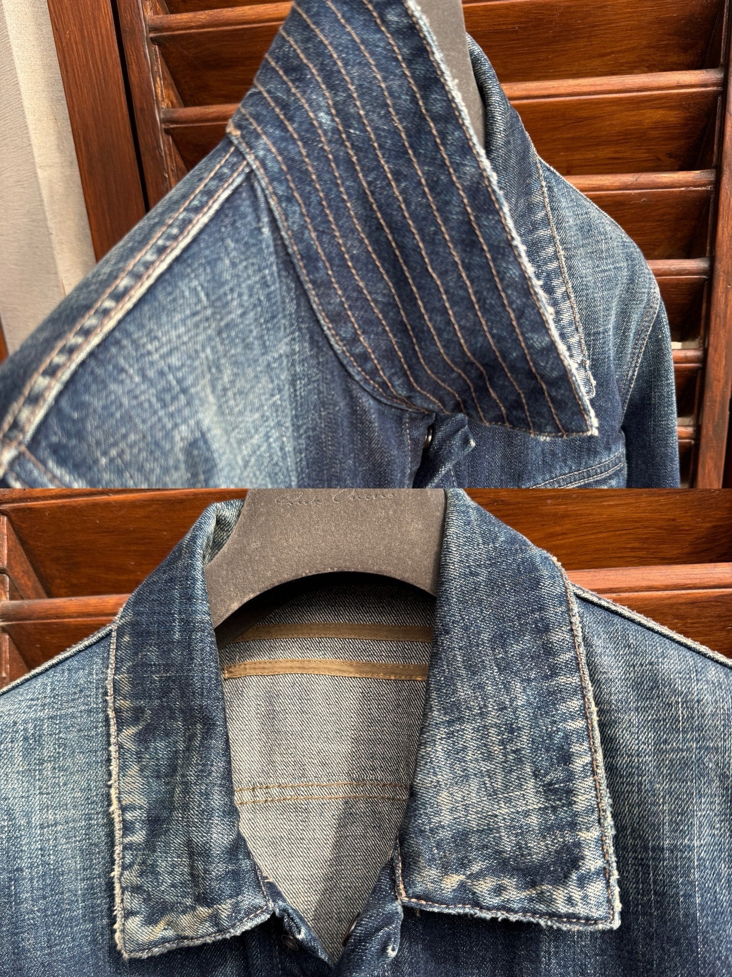 Rick Owens 06ss Early Trucker Jacket