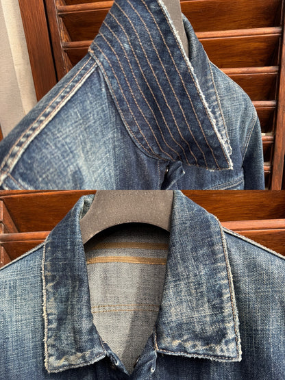 Rick Owens 06ss Washed Denim Trucker Jacket