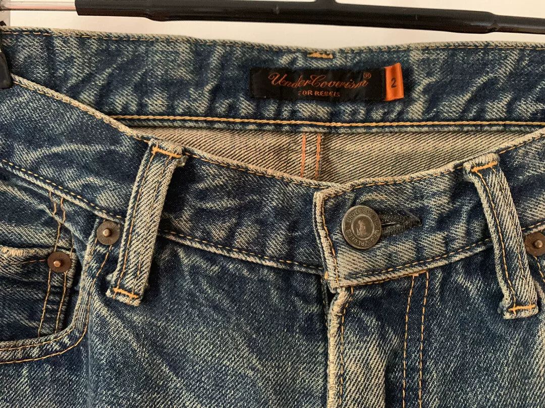 Undercover 06SS Washed Distressed Jeans