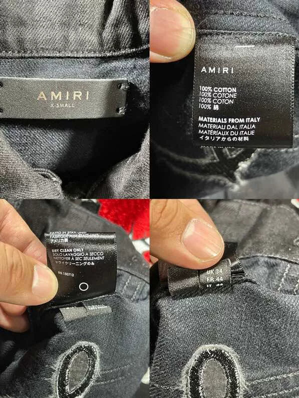 amiri lovers trucker denim jacket