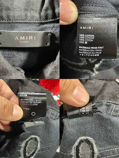 amiri lovers trucker denim jacket