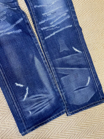 vintage neighborhood distressed denim pants