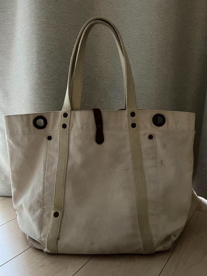 RRL Vintage Canvas Nautical Tote Bag