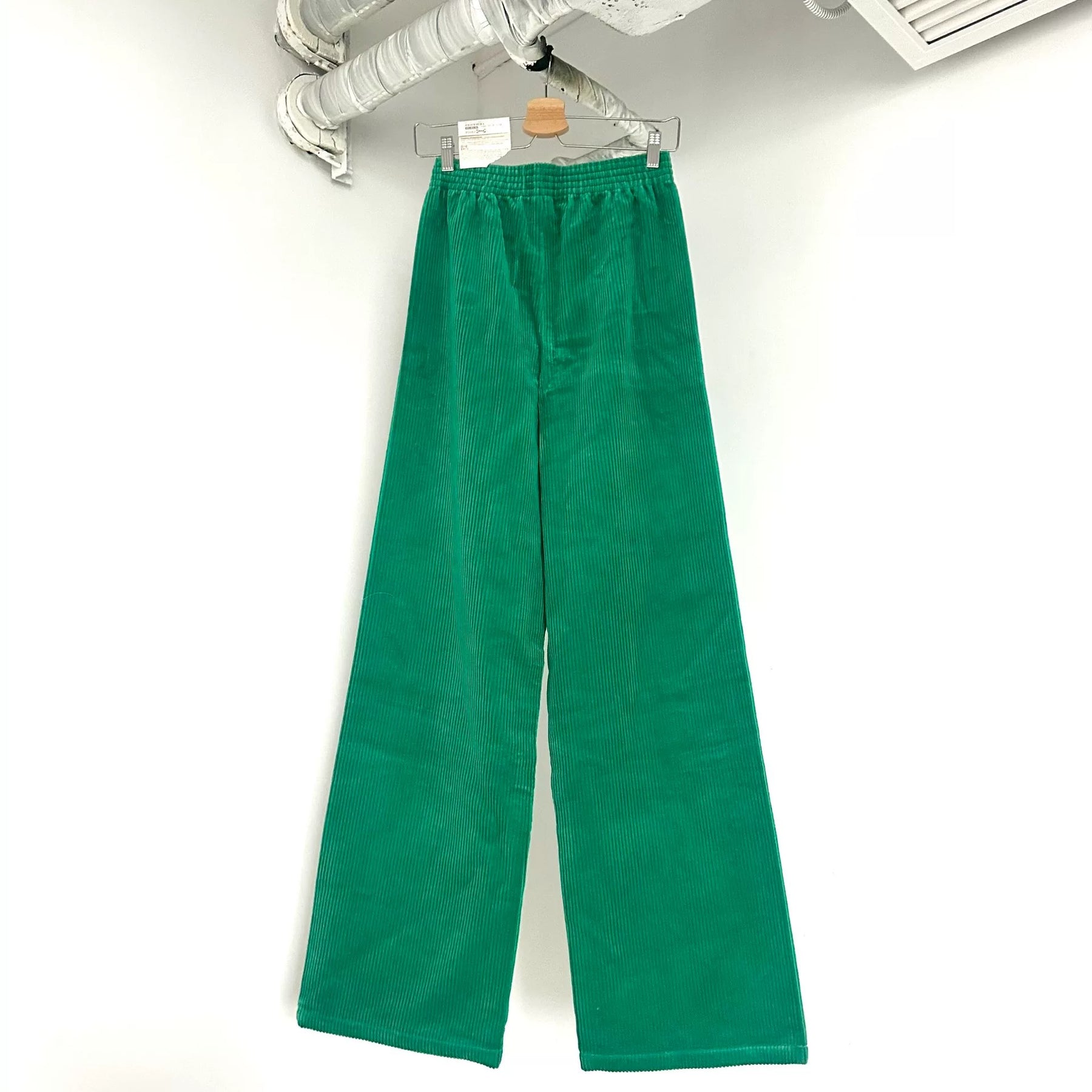 RAF SIMONS ARCHIVE REDUX Green Corduroy Pants