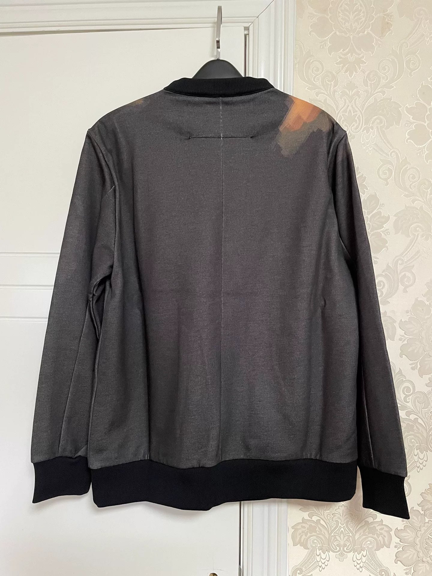 givenchy dog print fleece sweatshirt large