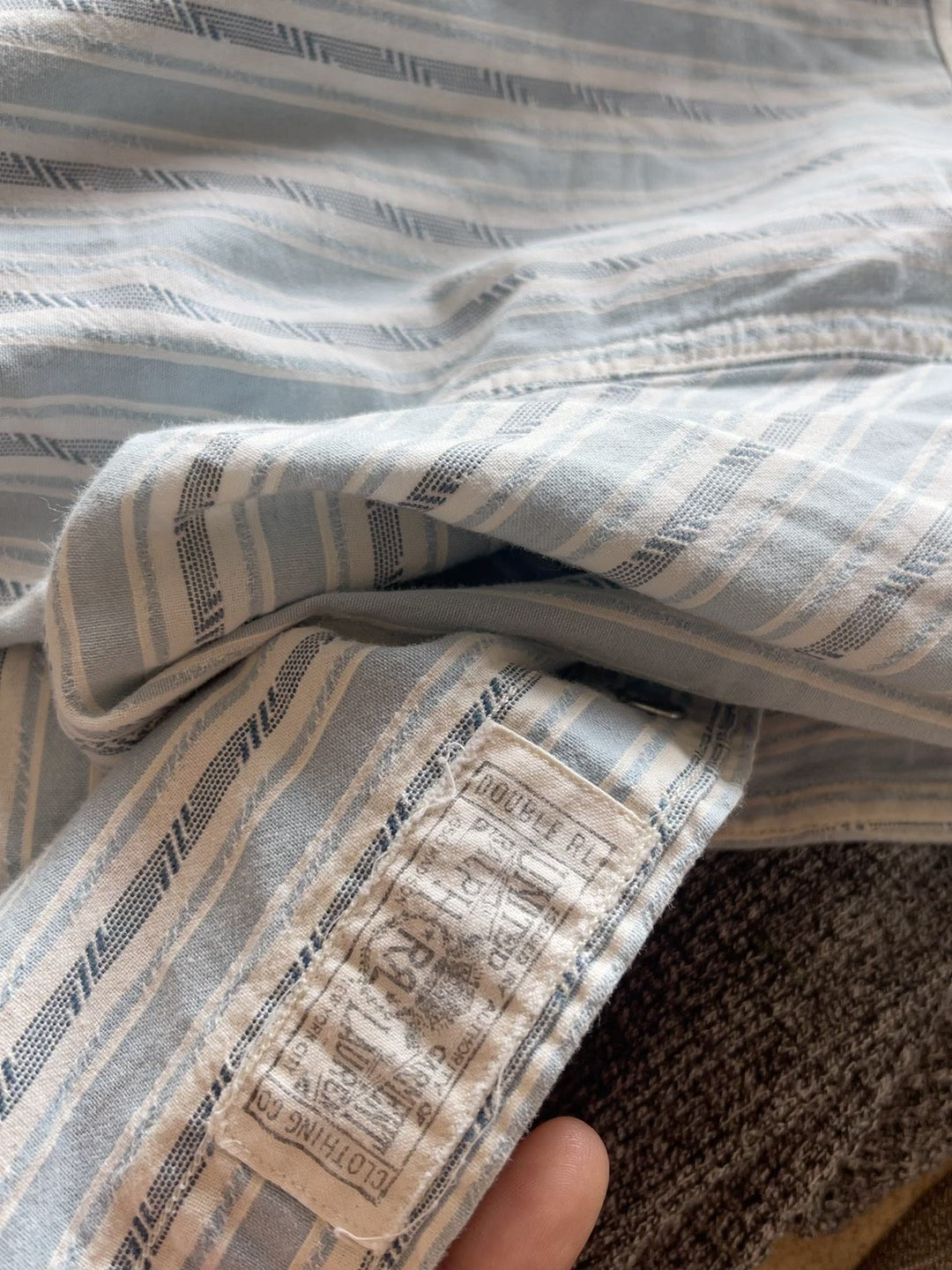 RRL Double RL Striped Western Shirt