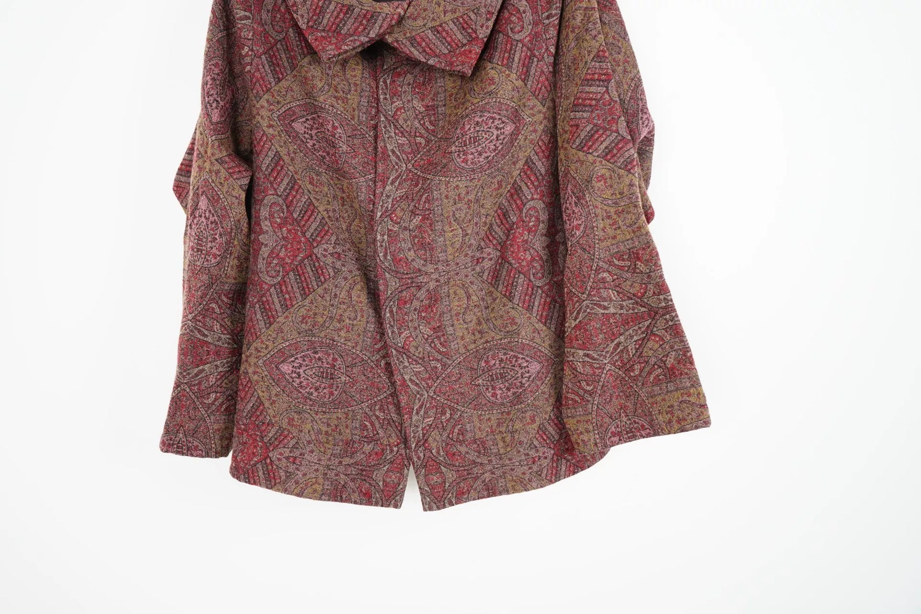 Yohji Yamamoto Embroidered Cloak Coat