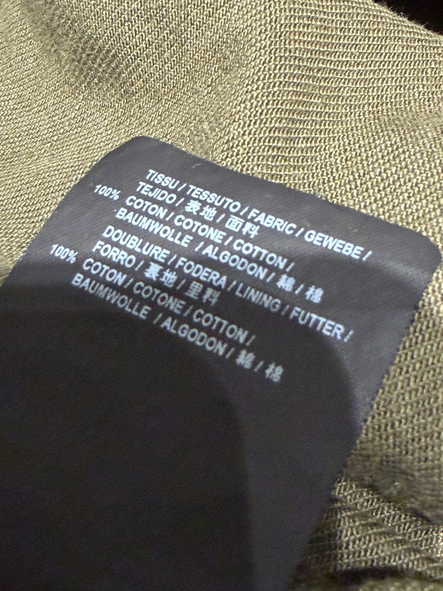 Saint Laurent Olive Green Patch Bomber Jacket