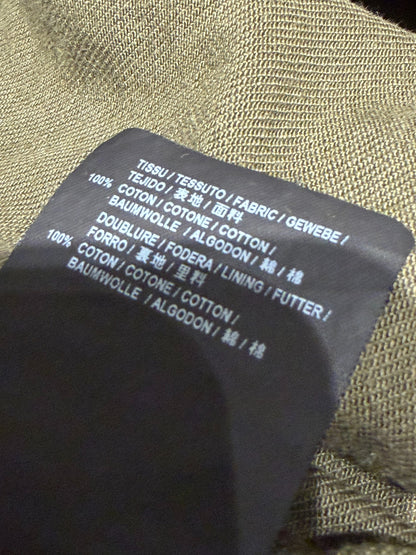 Saint Laurent Olive Green Patch Bomber Jacket