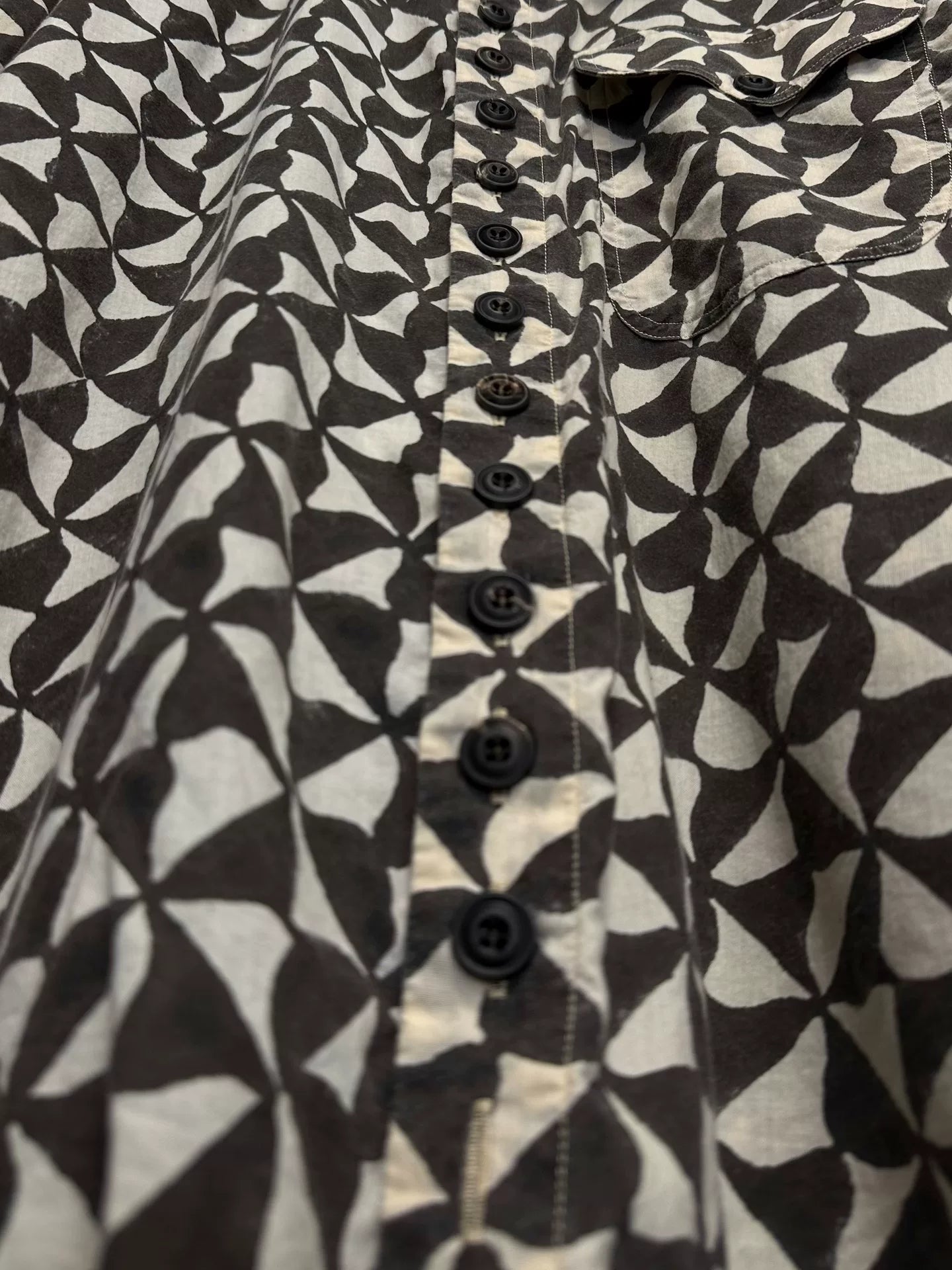 limited edition black and white hand-drawn shirt