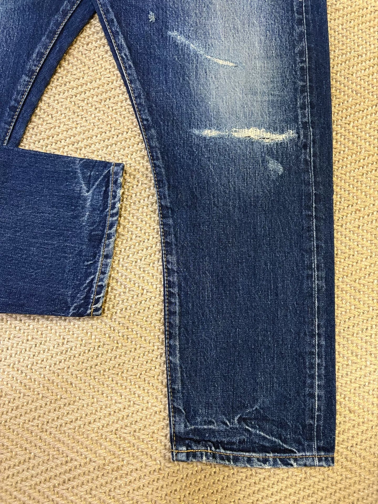 Vanquish & Fragment Washed Cropped Jeans