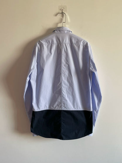 Dries Van Noten Color Block Long Sleeve Shirt
