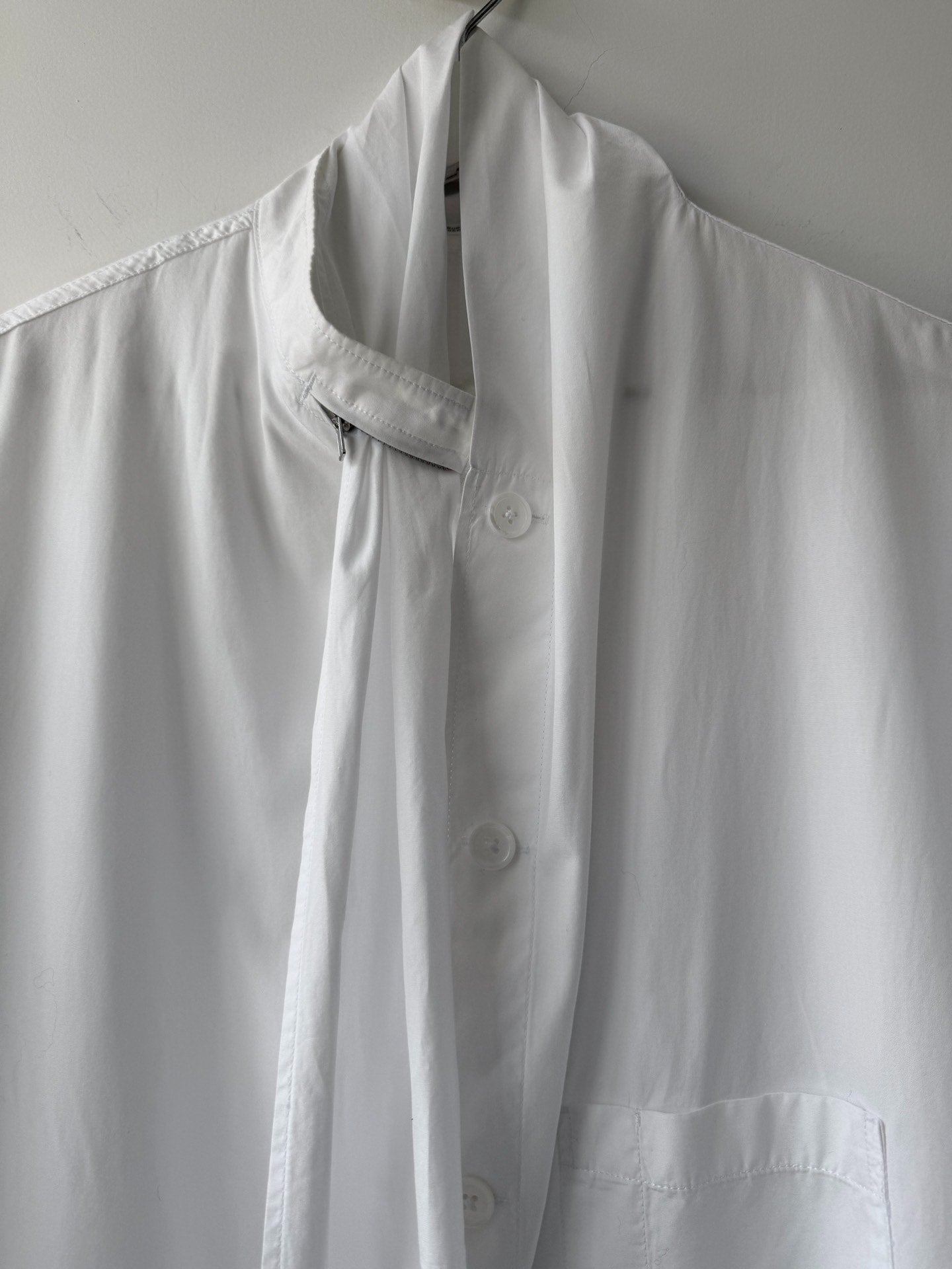 Yohji Yamamoto Pour Homme 19SS Floating Collar Long Coat