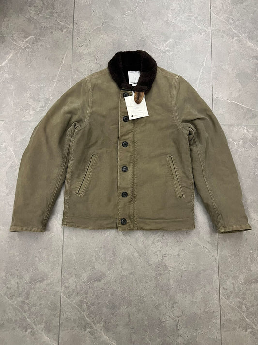 visvim olive deckhand windproof jacket