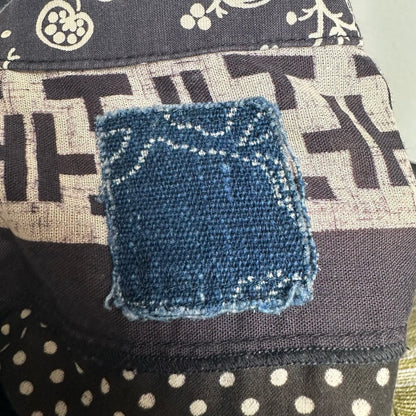 VISVIM Bandana Patchwork Linen Shirt