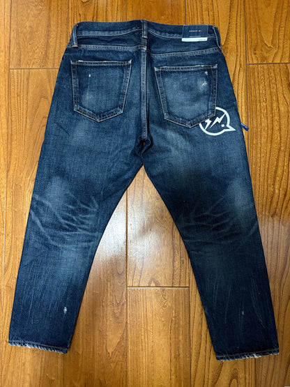 Vanquish & Fragment Heavy Washed Jeans