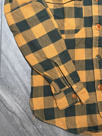 Freewheelers Plaid Shirt Yellow Green