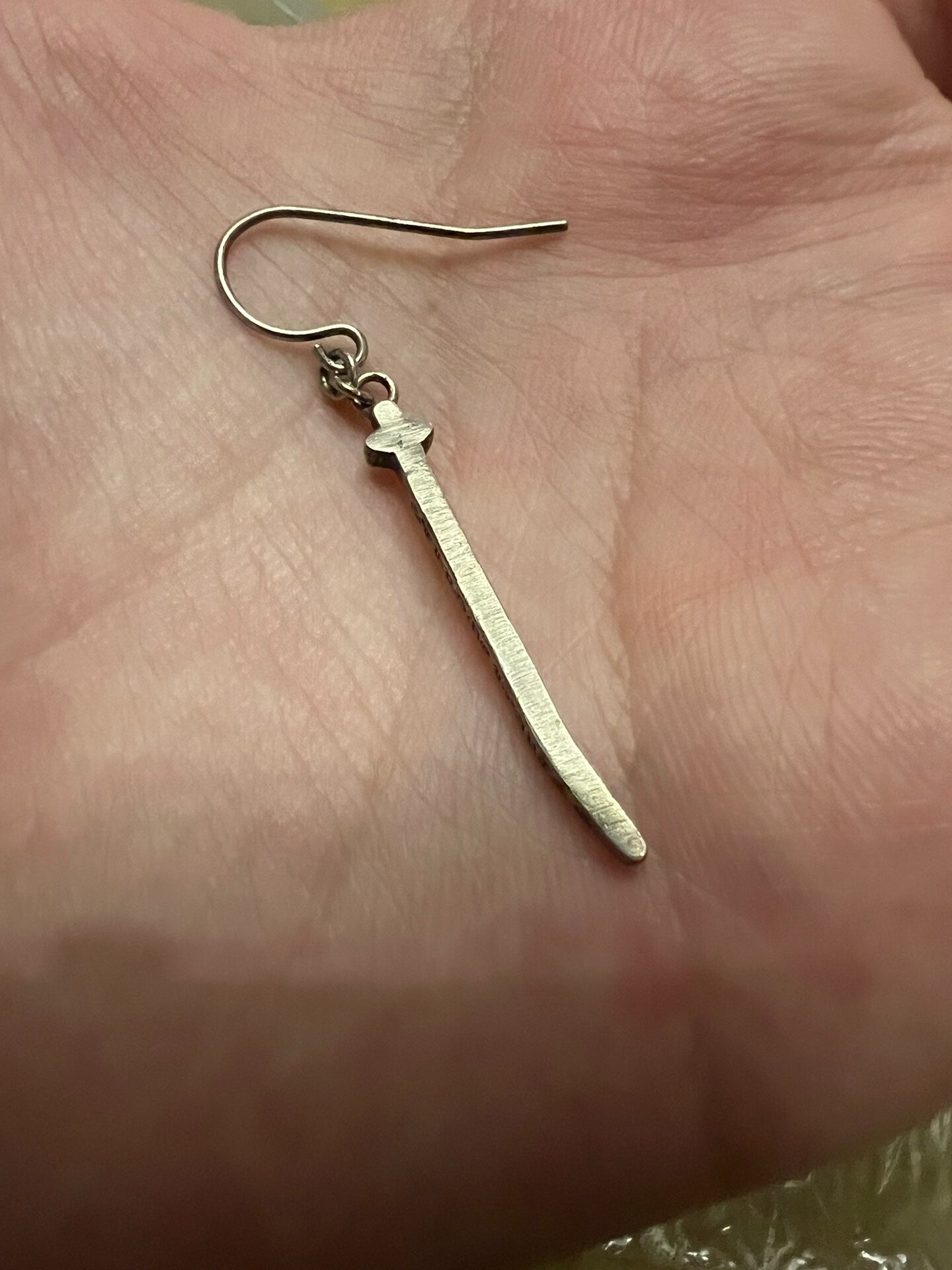 chrome hearts dagger stud earrings pendant