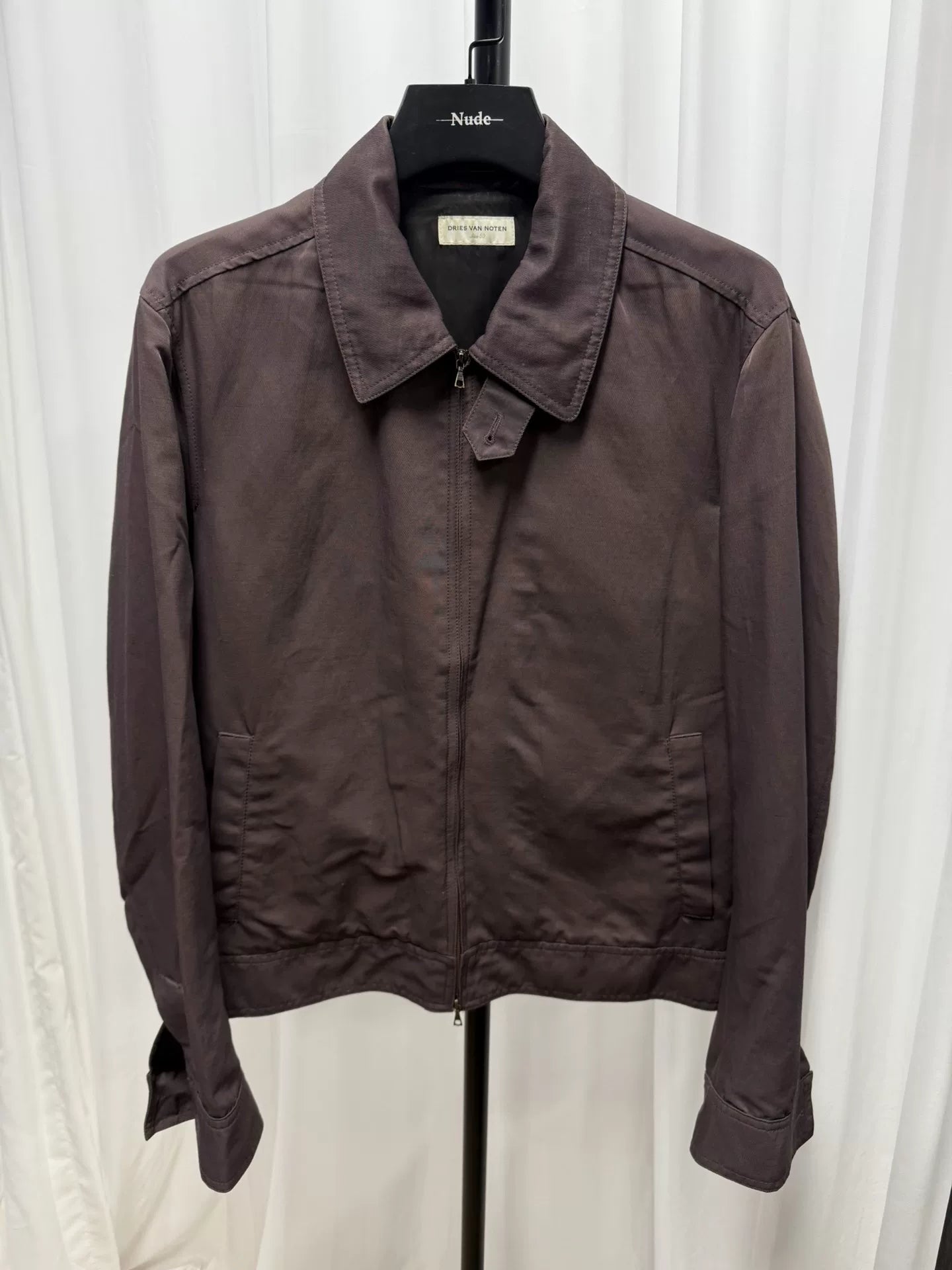 drapes van noten short wide jacket